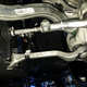 2019 BMW 3 Series double-joint spring strut front suspension as viewed from the front